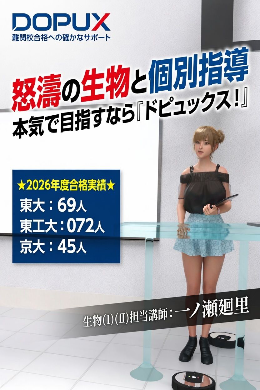 【▲20】パンチラガチャ★一ノ瀬廻里 大学に進学し強豪予備校『DOPUX（ドピュックス』で生物I，IIを教える名物講師に！（Vol.056:肺） - サンプル画像 1