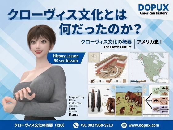 パンチラガチャ★西陣郁奈（にしじんかな）強豪予備校『DOPUX（ドピュックス）』で大学受験生向け講座（世界史）を教える名物講師！（Vol.003:クローヴィス文化とは何だったのか？）